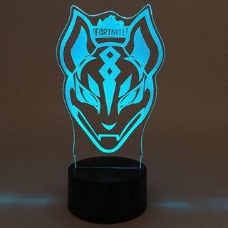 Fortnite 3D lampe - Drift - Sort lampefod